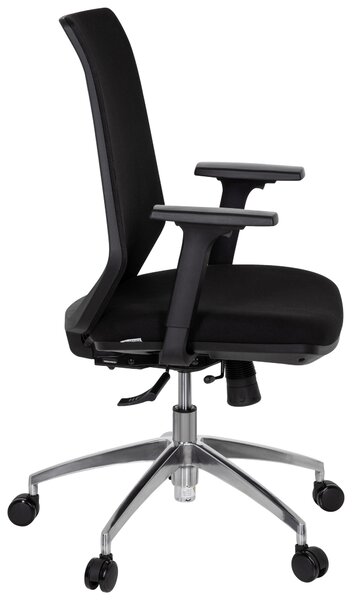 OTOČNÁ STOLIČKA, sieťovina, plochá tkanina, čierna MID.YOU - Online Only kancelárie, Online Only