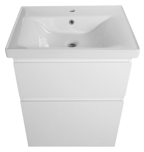 Aqualine Sapho, ALTAIR umývadlová skrinka 57x72,5x45cm, biela