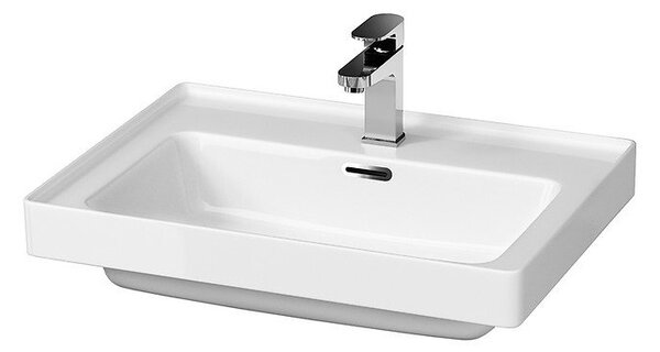 Cersanit Crea, závesná skrinka s umývadlom 60cm, set B109, šedá, S801-283