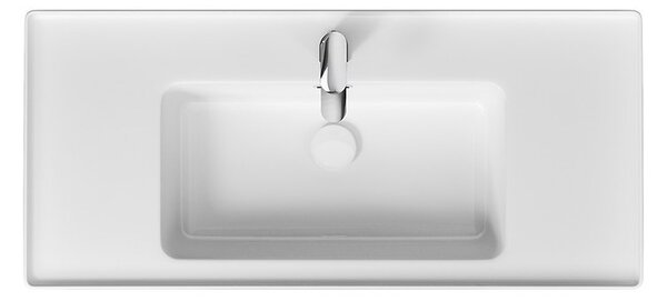 Cersanit Crea, závesná skrinka s umývadlom 100cm, set B117, dub, S801-290