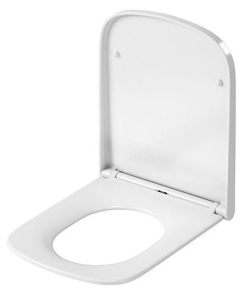 Cersanit Larga square Clean On, závesná wc misa 3/5 l + sedátko s pomalým zatváraním z duroplastu, biela, S701-473
