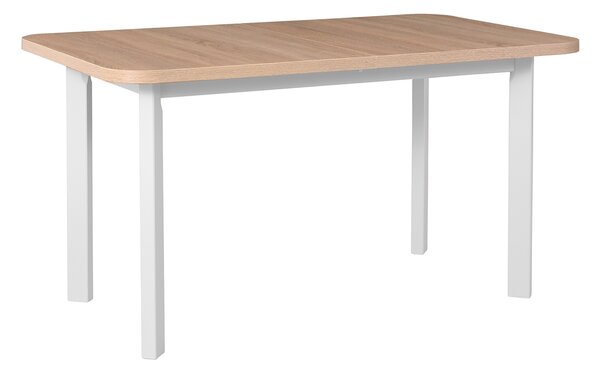 Rozkladací jedálenský stôl Wenera 2P 140-180x80 - dub sonoma/biela
