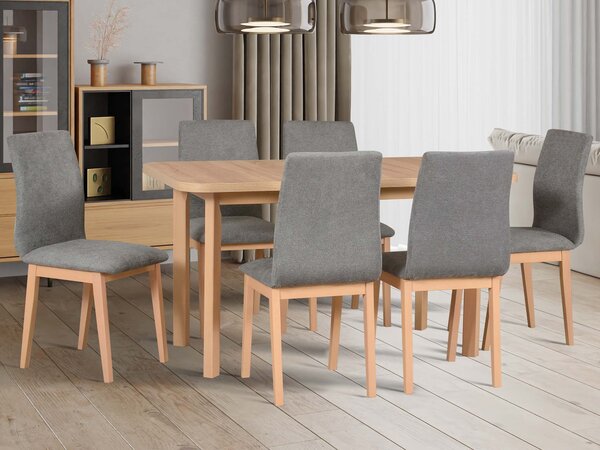 Rozkladací jedálenský stôl Wenera 2P 140-180x80 - dub sonoma