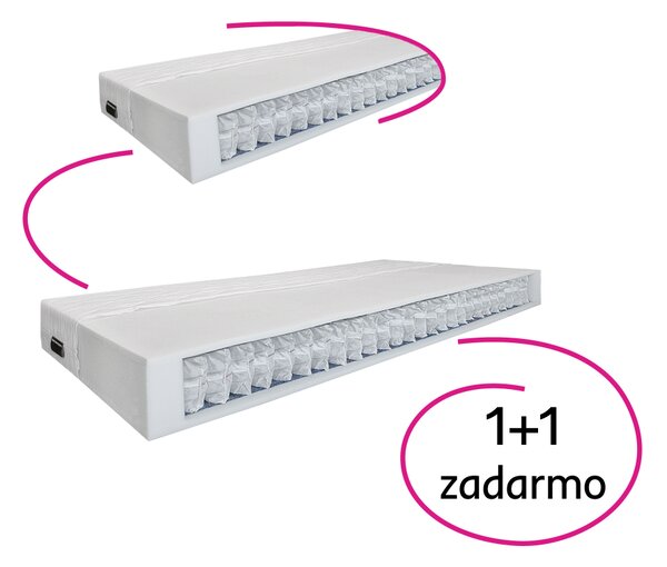 KONDELA Matrace, set 2 ks, 18 cm, 80x200 cm, TASTI
