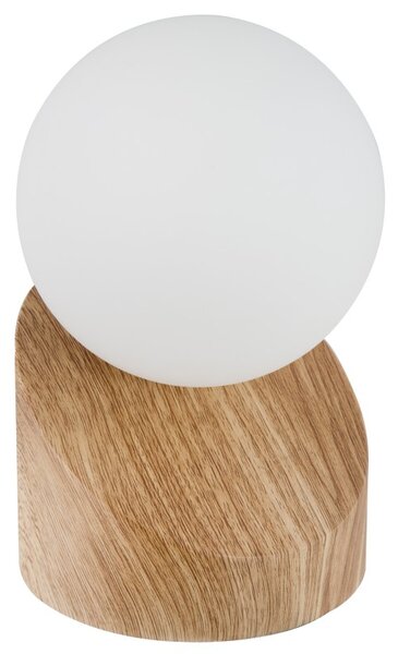 GLOBO 50300146 ALISA dotyková stolná lampička V160mm 1xG9 3W 330/275lm 3000K vzhľad dreva