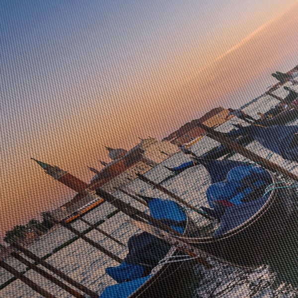 Obraz - talianska gondola (120x50 cm)