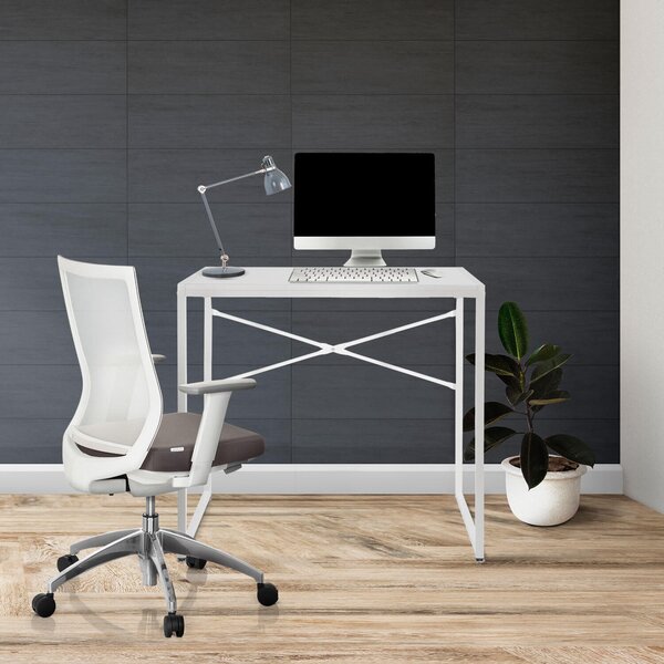 PÍSACÍ STÔL, biela, 78/46/76 cm MID.YOU - Online Only kancelárie, Online Only