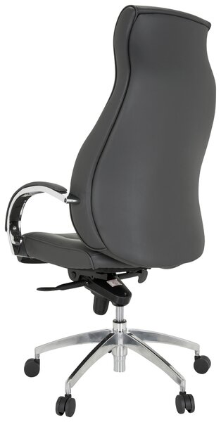 KANCELÁRSKE KRESLO, vzhľad kože, sivá MID.YOU - Online Only kancelárie, Online Only