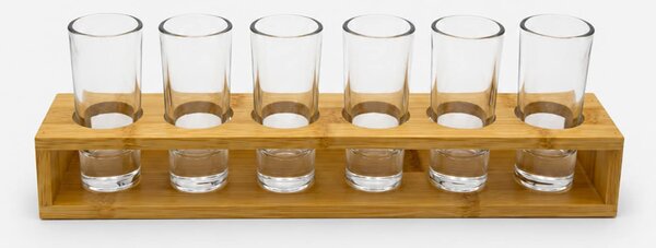 Sinsay - Poháre so stojanom 6 pack - béžová