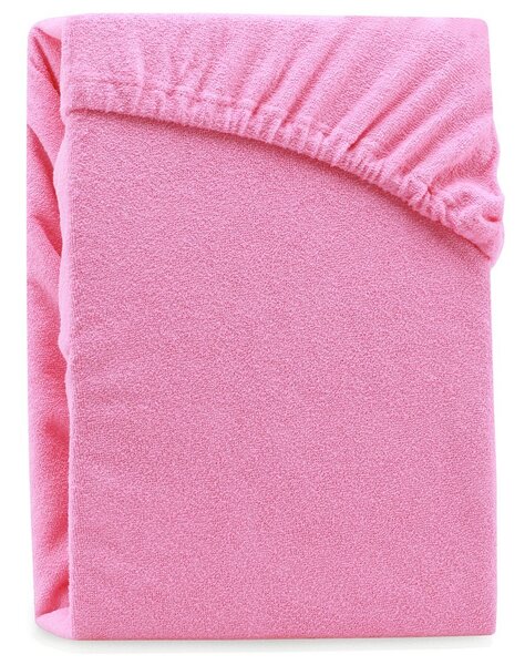 Restilo Froté plachta s gumou AmeliaHome Ruby ružová, veľkosť 160-180x200