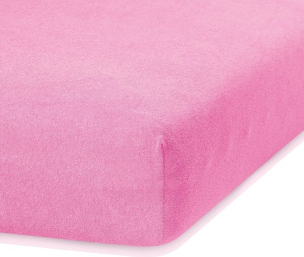 Restilo Froté plachta s gumou AmeliaHome Ruby ružová, veľkosť 160-180x200