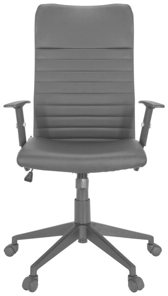 OTOČNÁ STOLIČKA, vzhľad kože, čierna MID.YOU - Online Only kancelárie, Online Only