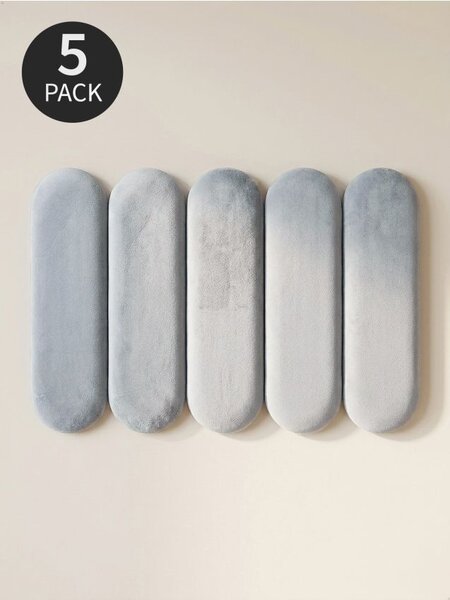 Sinsay - Čalúnené nástenné panely 5 pack - svetlomodrá
