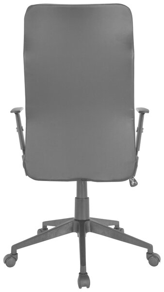 OTOČNÁ STOLIČKA, vzhľad kože, čierna MID.YOU - Online Only kancelárie, Online Only