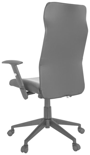 OTOČNÁ STOLIČKA, vzhľad kože, čierna MID.YOU - Online Only kancelárie, Online Only