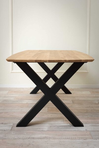 Jedálenský stôl z masívu Timber 160 nohy X