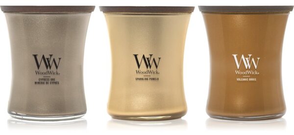 Woodwick Precious Metals Trio Pack sada