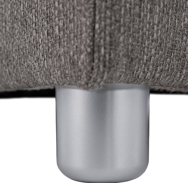 KONDELA Elektrická polohovacia posteľ, boxspring, sivá, 160x200, MURKO NEW