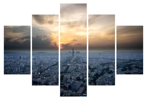 Obraz - Paríž z výšky (150x105 cm)