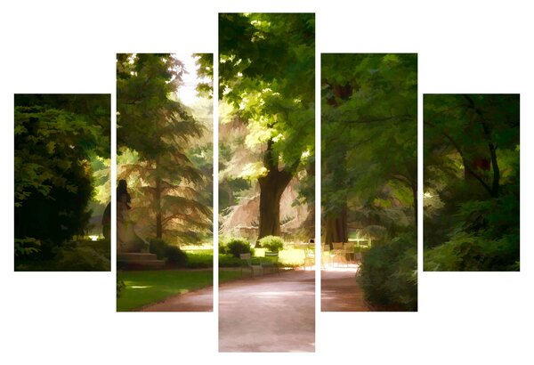 Obraz parku (150x105 cm)