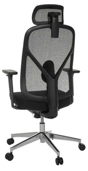 OTOČNÁ STOLIČKA, sieťovina, čierna MID.YOU - Online Only kancelárie, Online Only