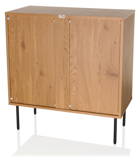 KOMODA, farba duba, 80/85/40 cm MID.YOU - Komody, Online Only