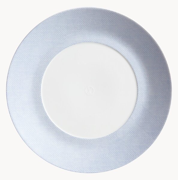 Ručne vyrobené plytké taniere z porcelánu Cosmopolitan, 2 ks
