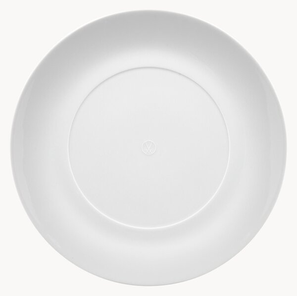 Ručne vyrobené plytké taniere z porcelánu Cosmopolitan, 2 ks