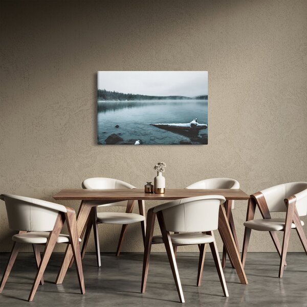 Obraz - ľadové severské jazero (90x60 cm)