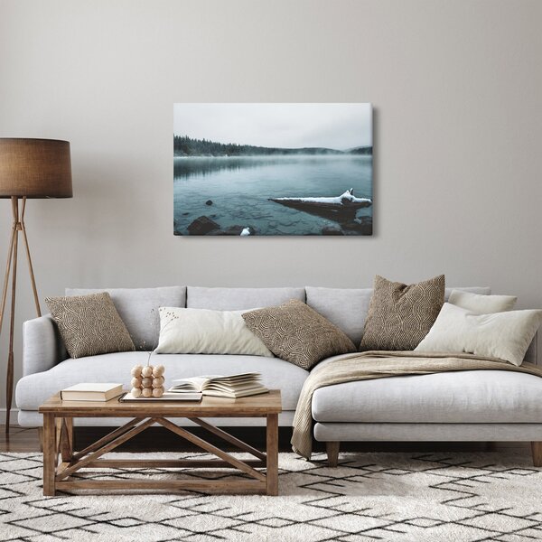 Obraz - ľadové severské jazero (90x60 cm)