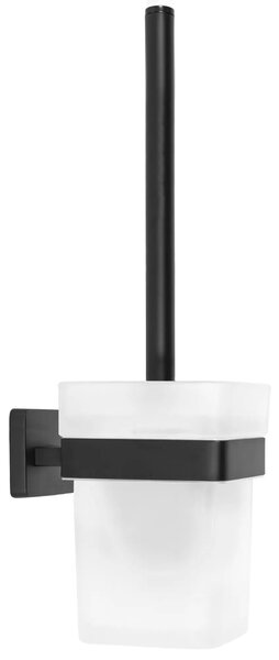 Kovový stojan na WC s kefou 332918 ERLO 05 Black