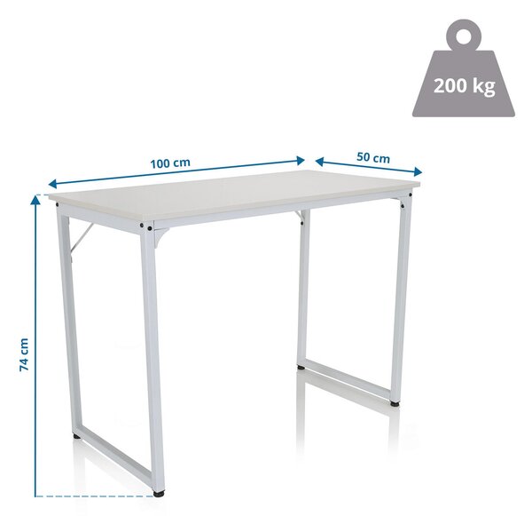 PÍSACÍ STÔL, biela, 120/50/74 cm MID.YOU - Online Only kancelárie, Online Only