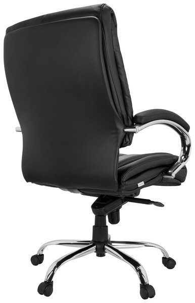 KANCELÁRSKE KRESLO, vzhľad kože, čierna MID.YOU - Online Only kancelárie, Online Only