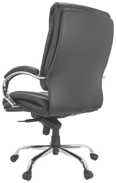 KANCELÁRSKE KRESLO, vzhľad kože, čierna MID.YOU - Online Only kancelárie, Online Only