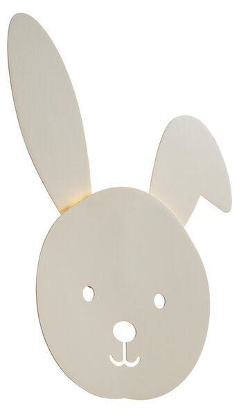 Detské nástenné svietidlo béžové vrátane LED 3-stupňové stmievateľné - Benny the Bunny