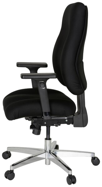OTOČNÁ STOLIČKA, plochá tkanina, čierna MID.YOU - Online Only kancelárie, Online Only
