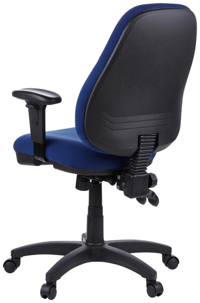 OTOČNÁ STOLIČKA, plochá tkanina, modrá, čierna MID.YOU - Online Only kancelárie, Online Only