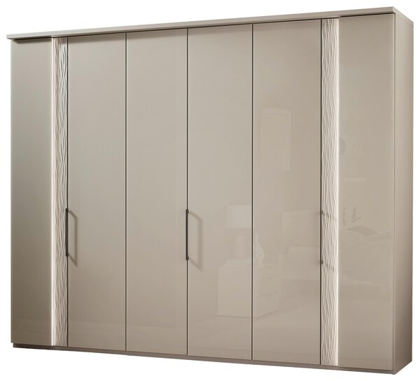 SKRIŇA S OTOČNÝMI DVERAMI, šampanská, 300/216/59 cm Dieter Knoll - Skrine