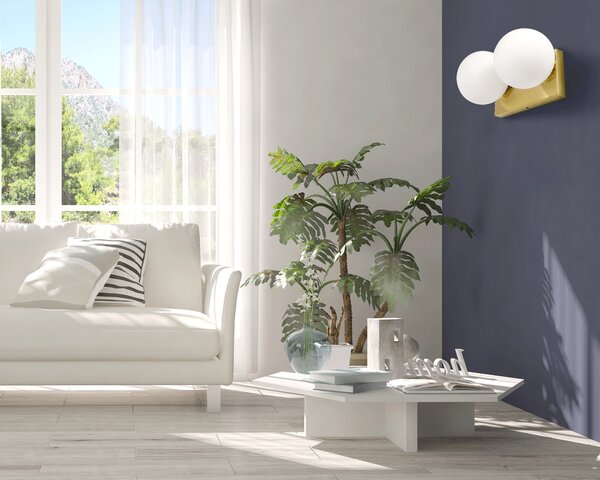 Toolight Toolight, nástenná lampa 2xE27 APP1010-2W, zlatá, OSW-05556