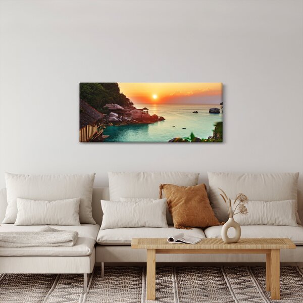 Obraz nádhernej pláže (120x50 cm)