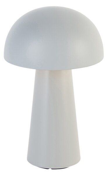 Stolná lampa sivá vrátane LED dobíjacieho a 3-stupňového dotykového stmievača IP44 - Daniel
