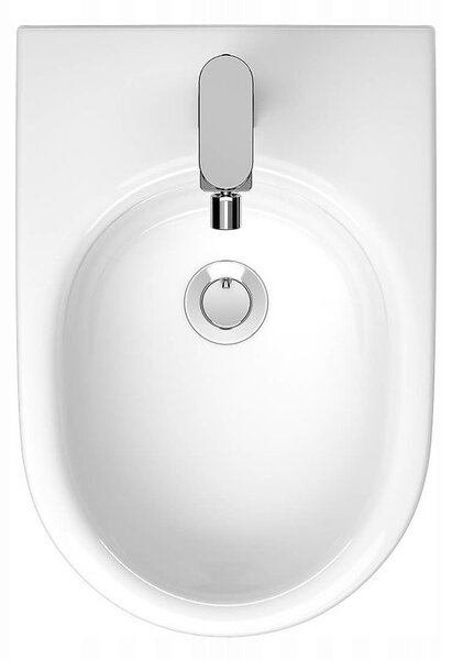 Cersanit Larga Oval, závesný bidet CleanOn, biela, K120-006
