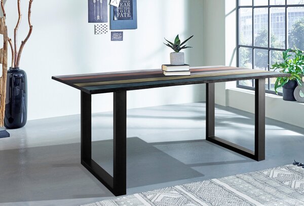 JEDÁLENSKÝ STÔL, akácia, farba akácie, 160/85/77 cm - Stoly, Online Only