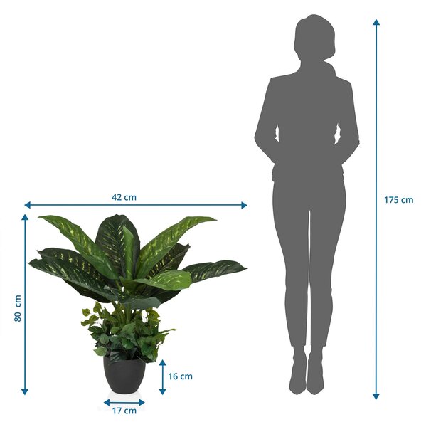 UMELÁ RASTLINA difenbachia MID.YOU - Kvety & kvetináče, Online Only