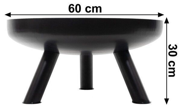 Bauerkraft Veľké liatinové ohnisko - 60 cm
