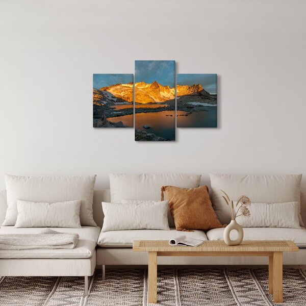 Obraz vysokohorskej krajiny (90x60 cm)