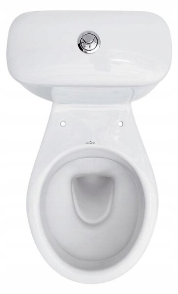Cersanit President, kombi wc so splachovaním 3/6l, vertikálny odpad, prívod vody z boku nádrže a antibakteriálnym sedátkom z duroplastu, biela, K08-0…