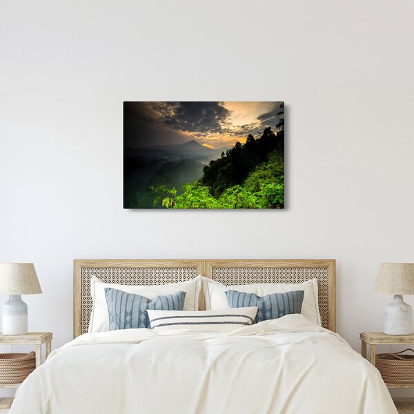 Obraz - zelená horská krajina (90x60 cm)