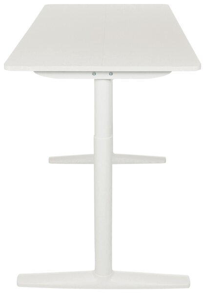 PÍSACÍ STÔL, biela, 140/70/71 - 116 cm MID.YOU - Online Only kancelárie, Online Only