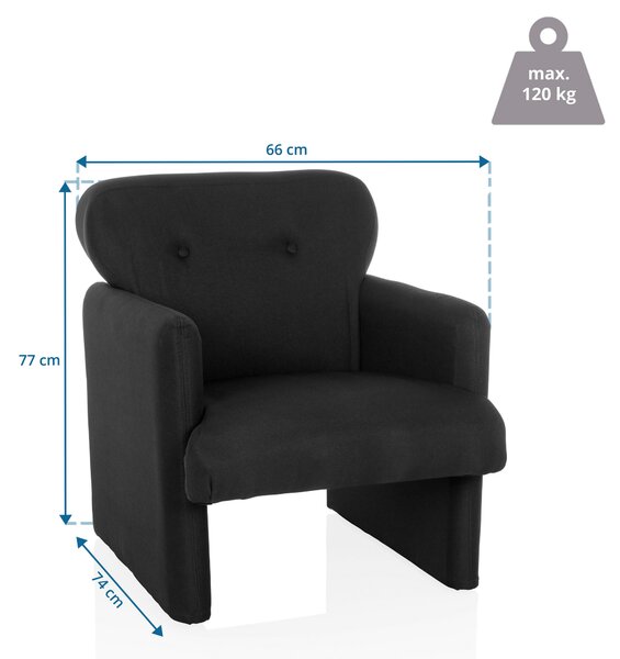 KRESLO NA TERASU, textil MID.YOU - Záhradné stoličky, Online Only